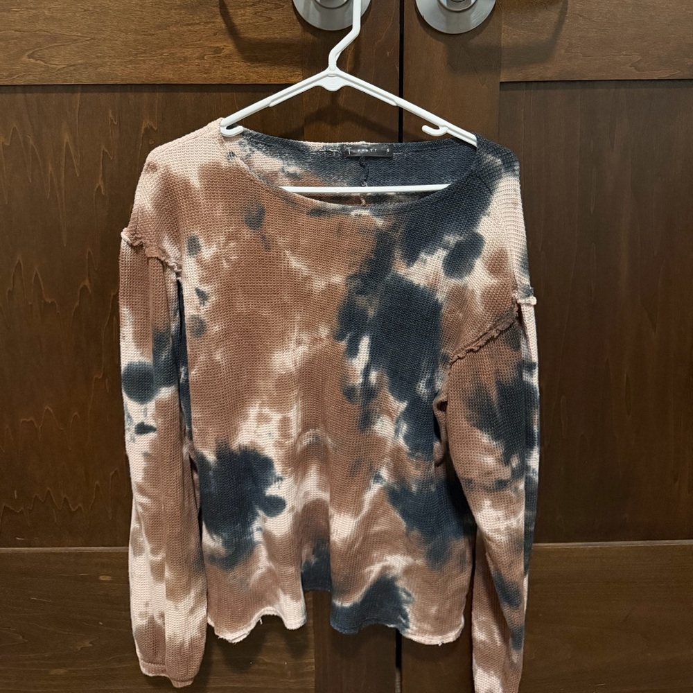 T Party Fashion Multicolor Tie-Dye Sweater